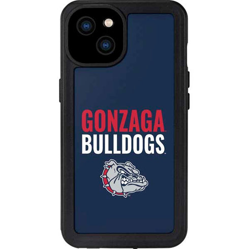 Gonzaga University Bulldogs Bold iPhone 15 Plus Waterproof Case